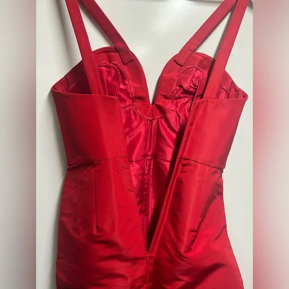 Carolina Herrera silk-faille column maxi gown size 4 women’s designer